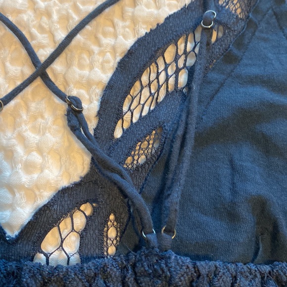 Moving sale🎈NWT Free People One Adella Maxi Slip in Midnight Navy, Size Small. - Picture 7 of 8